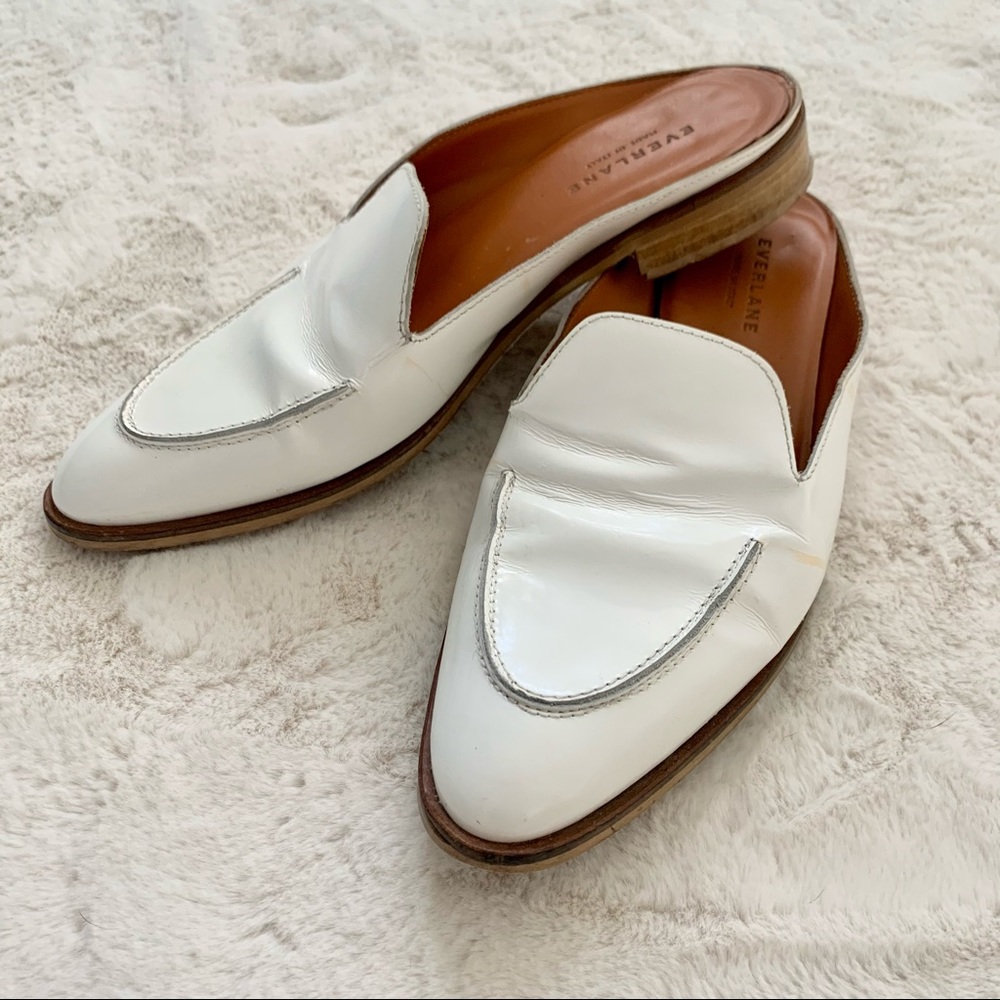 EVERLANE | Modern Loafer Mule in Buffed White